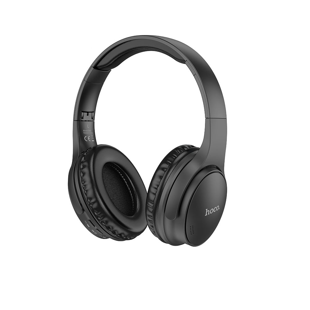 AUDIFONOS BLUETOOTH HOCO W40 DIADEMA OREJERAS NEGRO - 1