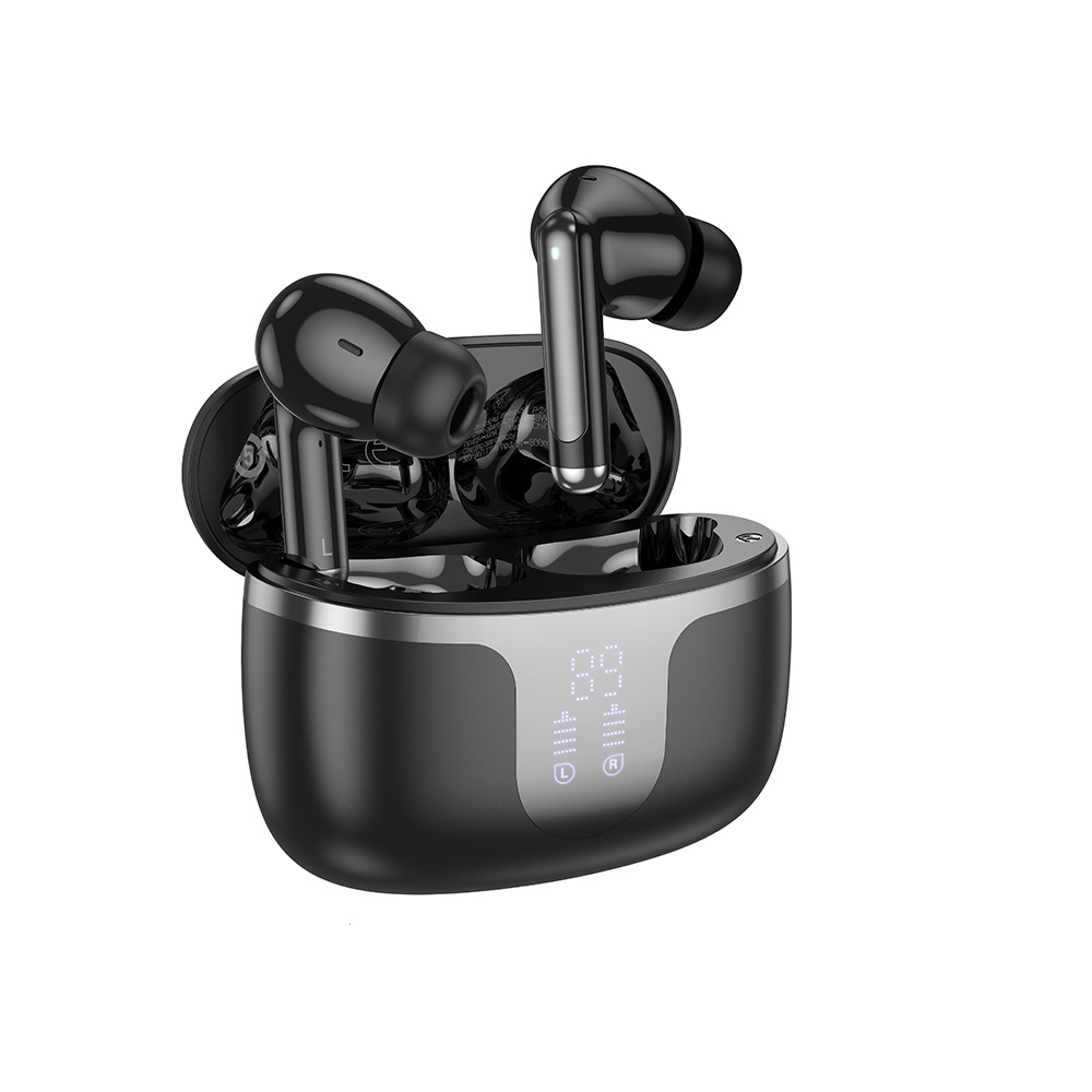 AUDÍFONOS INALAMBRICOS HOCO EQ10 PLUS BLUETOOTH ANC NEGRO - 1
