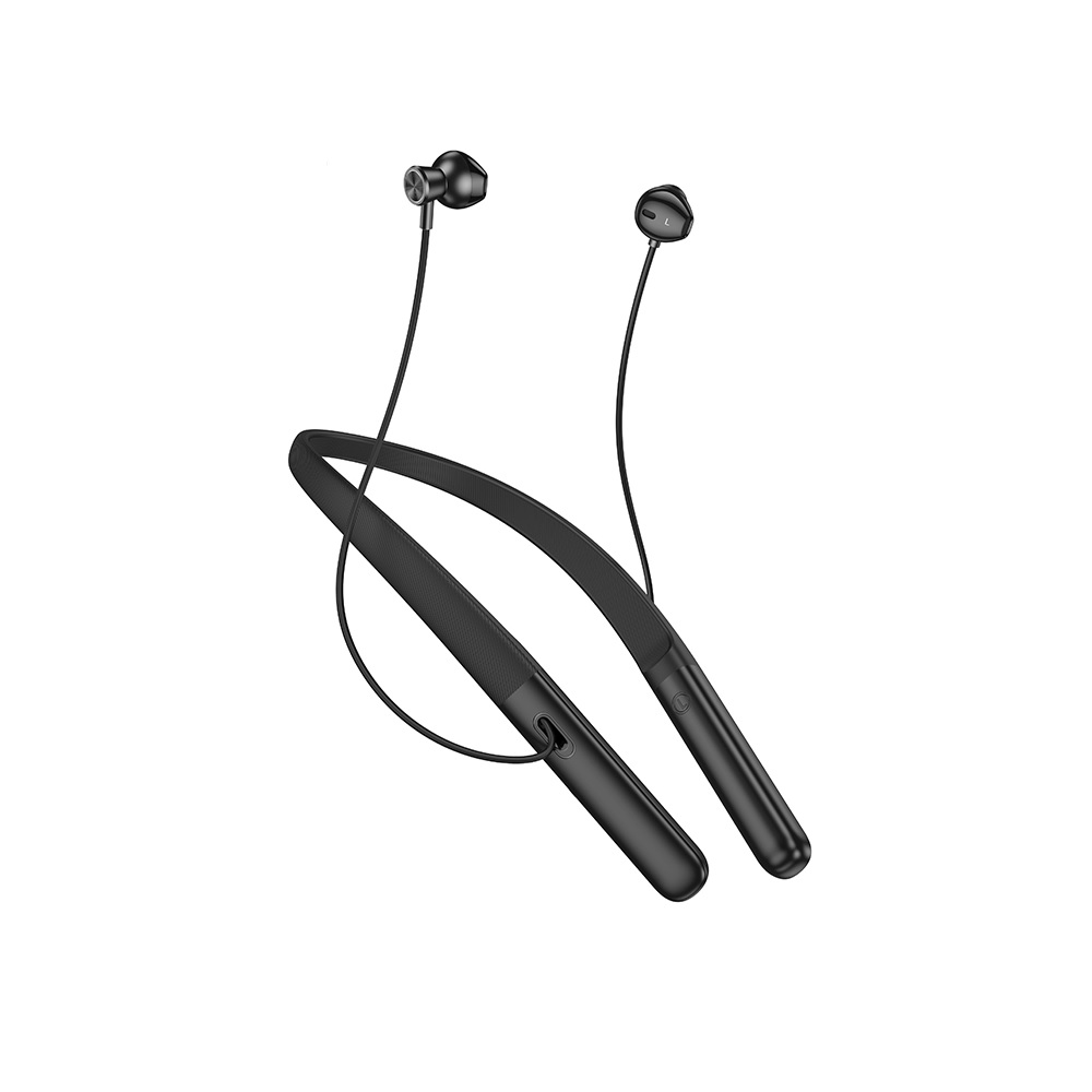 AUDIFONOS BLUETOOTH HOCO ES73 DIADEMA CUELLO NEGRO - 1