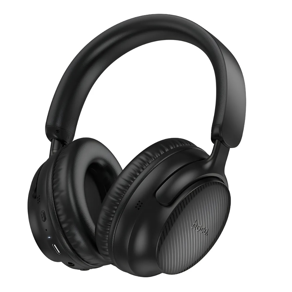 AUDIFONOS BLUETOOTH HOCO W53 DIADEMA OREJERAS NEGRO - 1