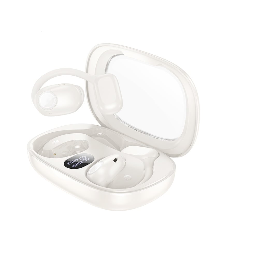 AUDÍFONOS INALAMBRICOS HOCO EA1 BLUETOOTH STEREO BLANCO - 1