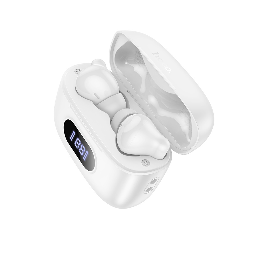 AUDÍFONOS INALAMBRICOS HOCO EQ2 PLUS BLUETOOTH STEREO BLANCO - 2