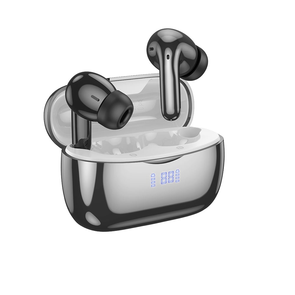 AUDÍFONOS INALAMBRICOS HOCO EQ16 BLUETOOTH ANC ENC NEGRO - 1