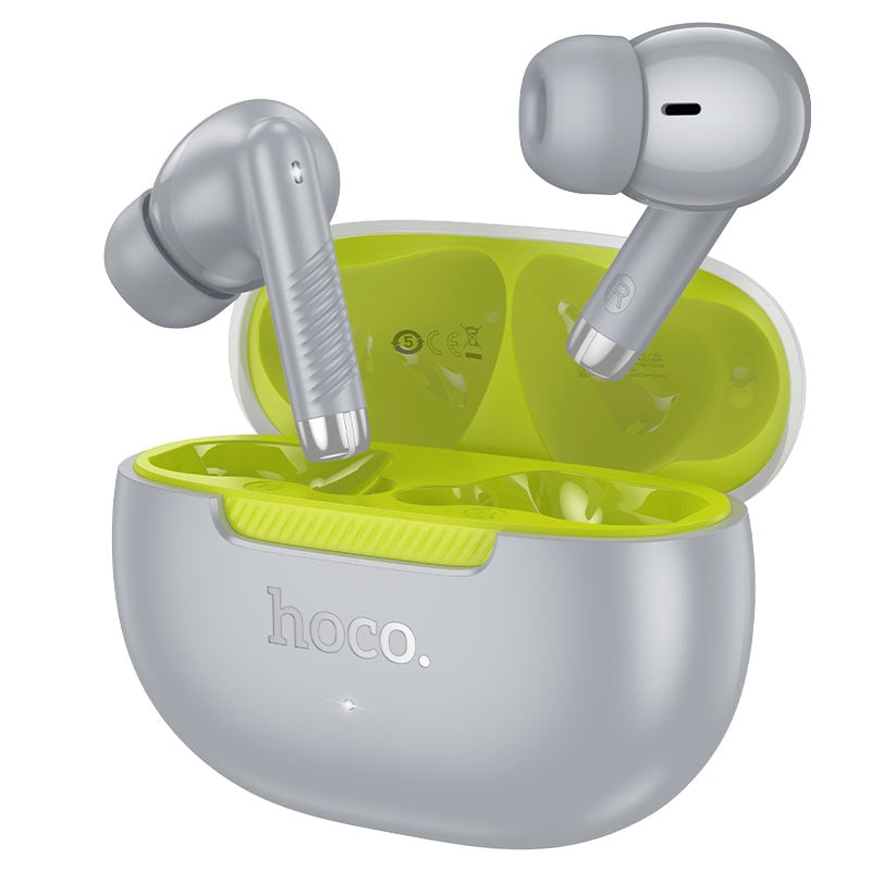 AUDÍFONOS INALAMBRICOS HOCO EQ24  BLUETOOTH STEREO GRIS - 2