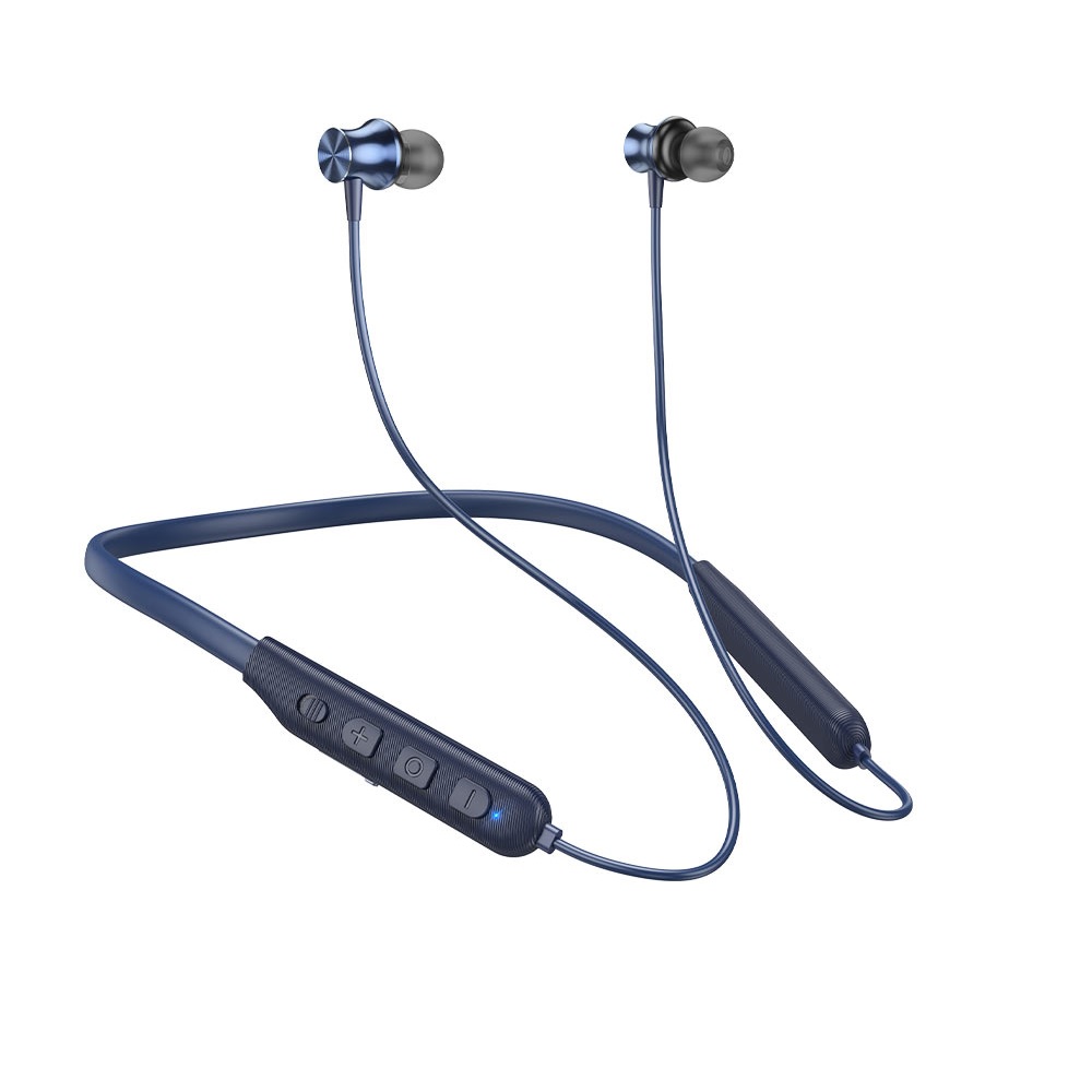 AUDIFONOS BLUETOOTH HOCO ES64 DIADEMA CUELLO AZUL - 1