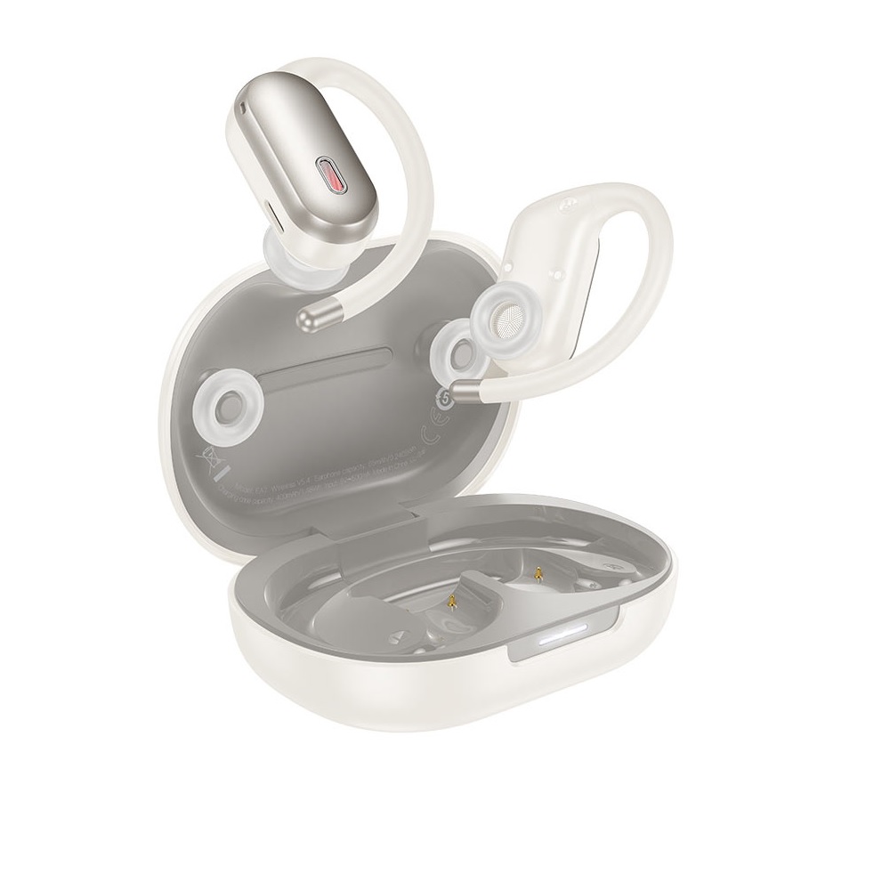 AUDÍFONOS INALAMBRICOS HOCO EA7 BLUETOOTH OPEN ANC BLANCO - 1