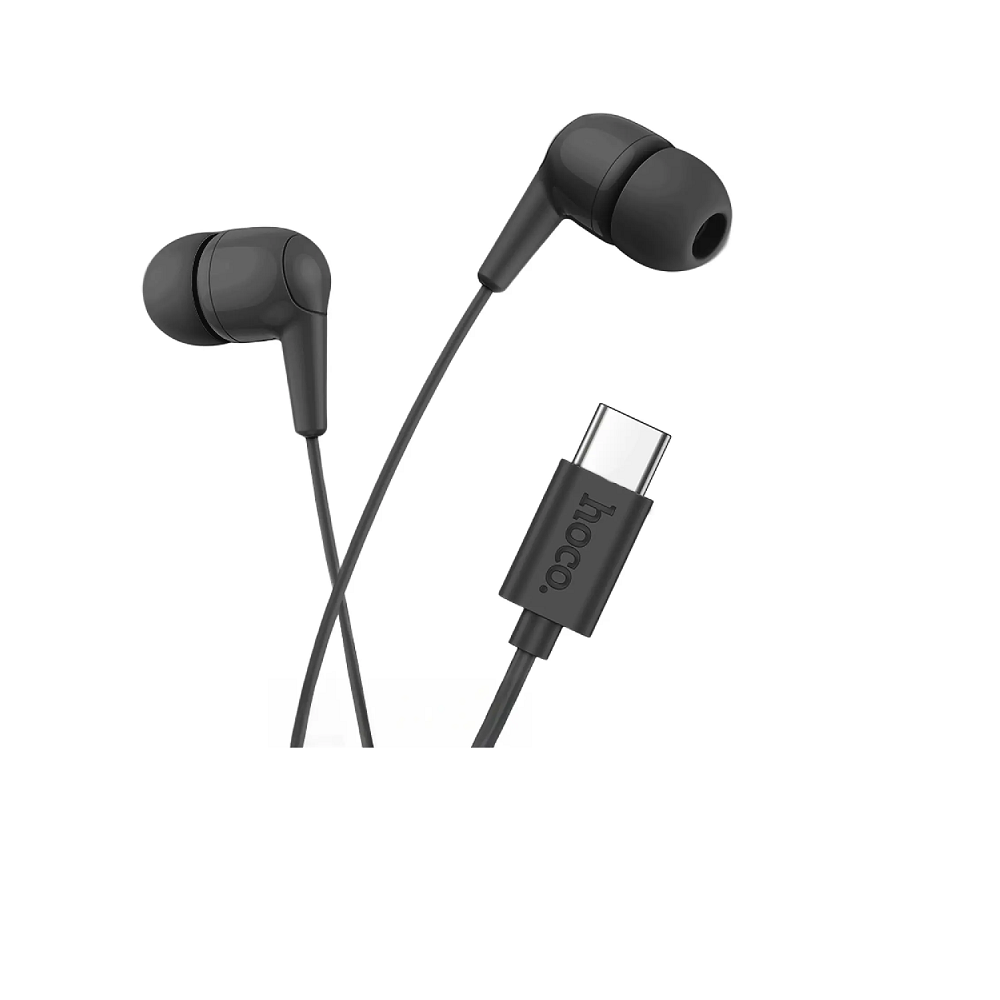 AUDÍFONO CON MICRÓFONO HOCO M97 ALÁMBRICO TIPO C NEGRO - 2