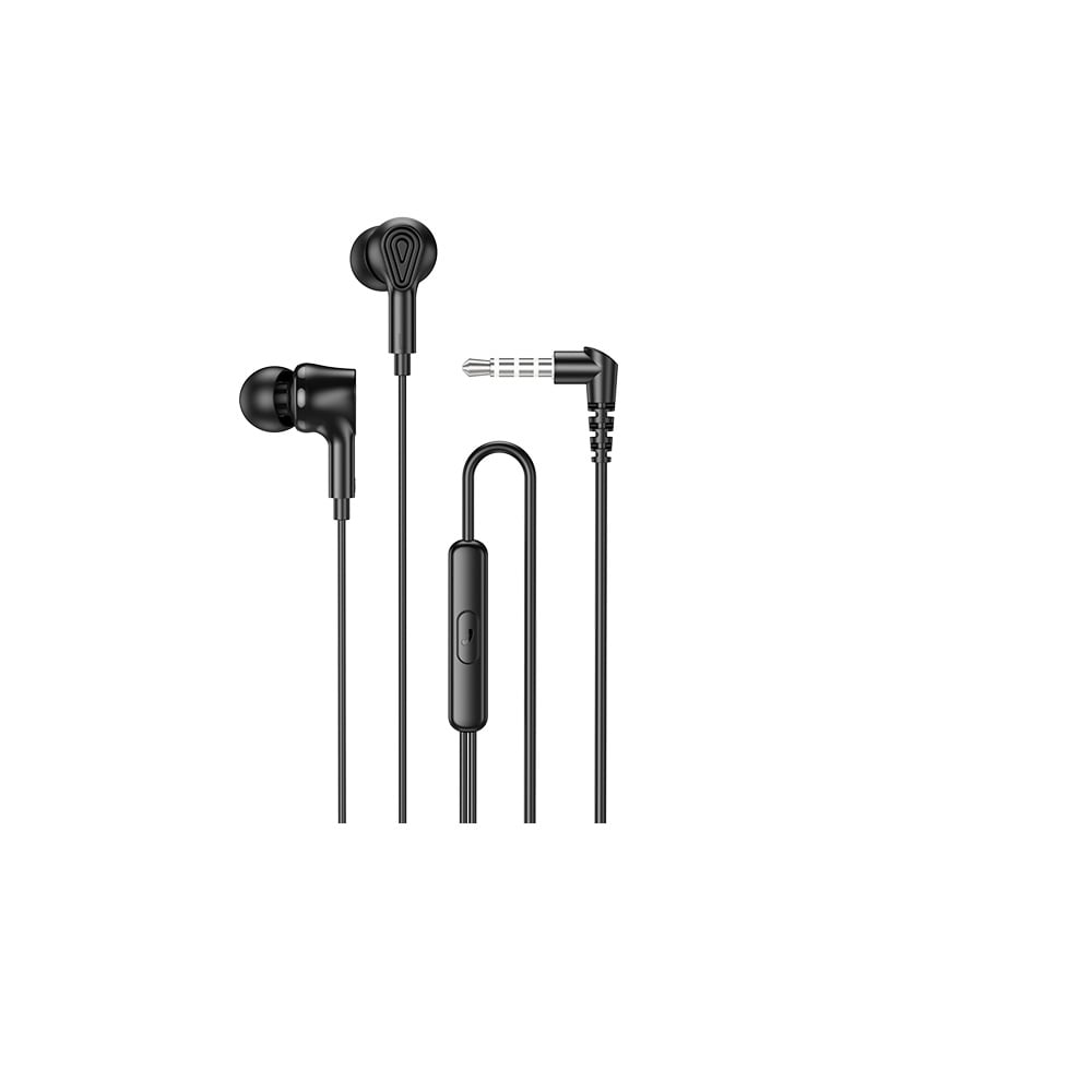 AUDÍFONO CON MICRÓFONO HOCO M102 ALÁMBRICO JACK 3.5MM NEGRO - 1