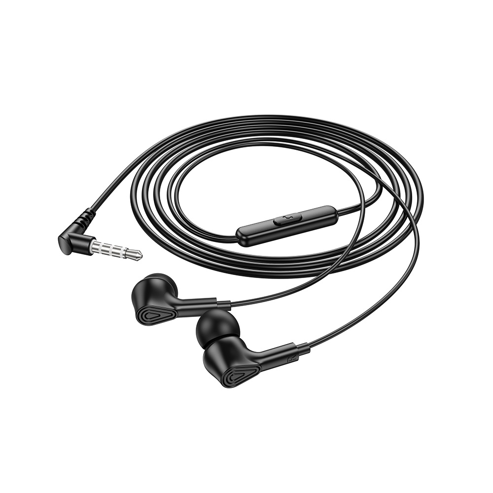 AUDÍFONO CON MICRÓFONO HOCO M102 ALÁMBRICO JACK 3.5MM NEGRO - 2