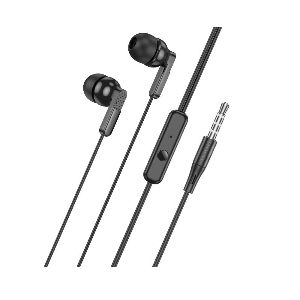 AUDÍFONO CON MICRÓFONO HOCO M121 ALÁMBRICO JACK 3.5MM NEGRO - 2