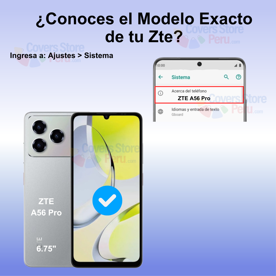 MICA PROTECTOR PARA ZTE A56 PRO VIDRIO TEMPLADO OG ANTISHOCK - 2