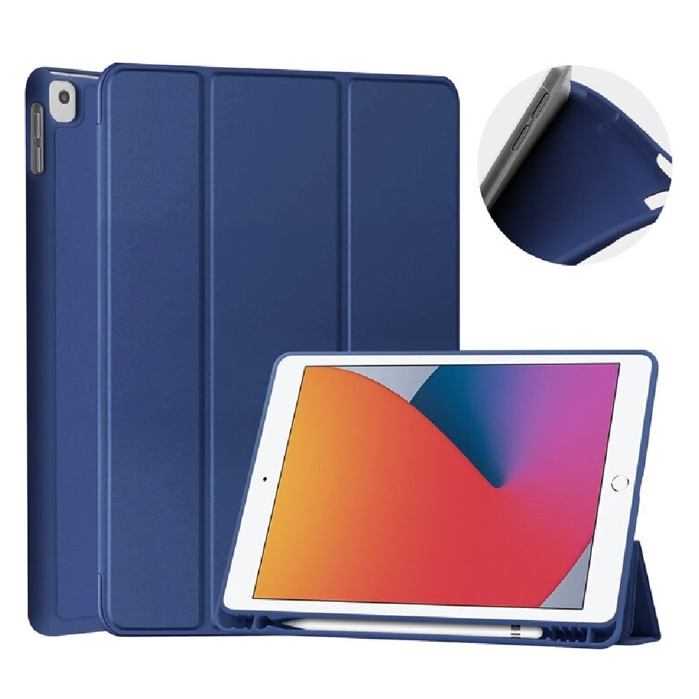 FUNDA PARA SAMSUNG TAB S10 FE 10.9' IMANTADA + PORTALÁPIZ AZUL ANTISHOCK - 1
