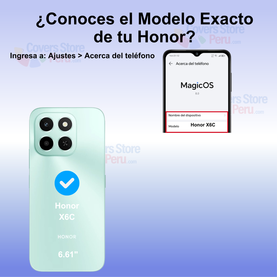 FUNDA CASE PARA HONOR X6C JELLY PEARL ROJO ANTISHOCK - 2