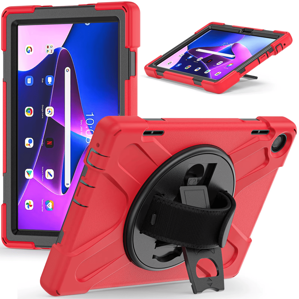 FUNDA PARA SAMSUNG TAB S8 11' ARMOR ROJO ANTISHOCK RESISTENTE - 1