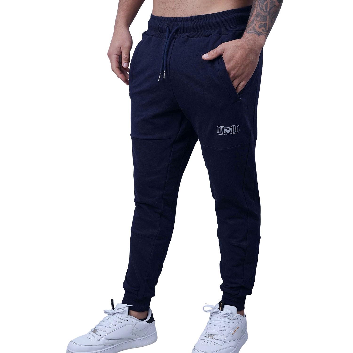 JOGGER TODA ACTIVIDAD HOMBRE MUSCLE MUSEUM AZUL OSCURO DEPORTIVO CON CIERRES - 1