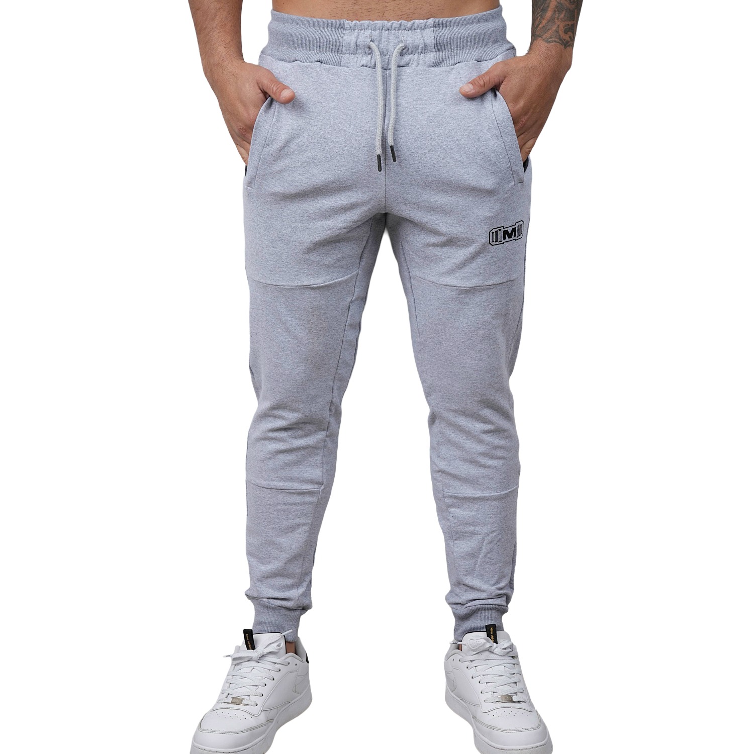 JOGGER TODA ACTIVIDAD HOMBRE MUSCLE MUSEUM GRIS DEPORTIVO CON CIERRES - 2