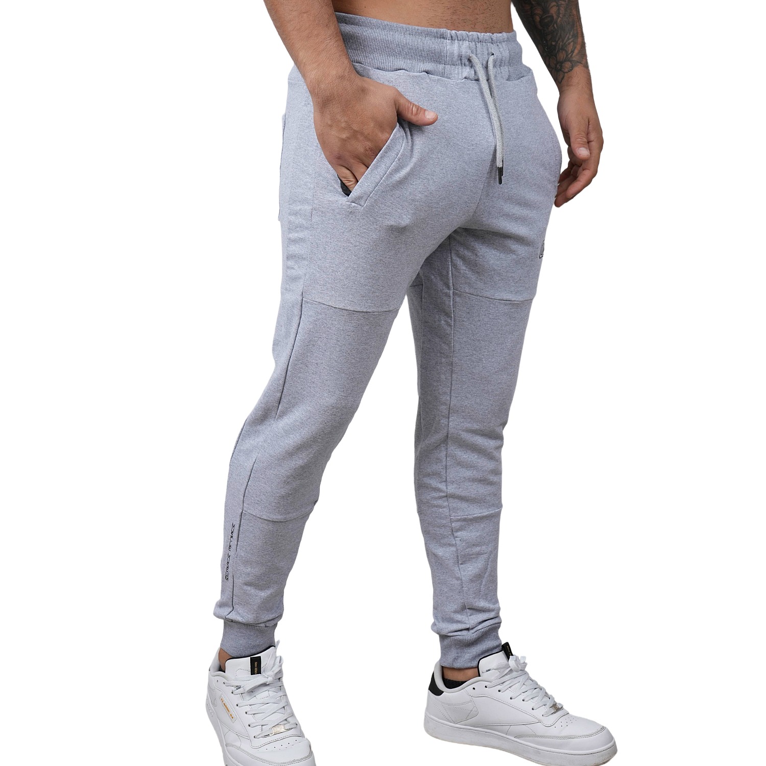 JOGGER TODA ACTIVIDAD HOMBRE MUSCLE MUSEUM GRIS DEPORTIVO CON CIERRES - 3