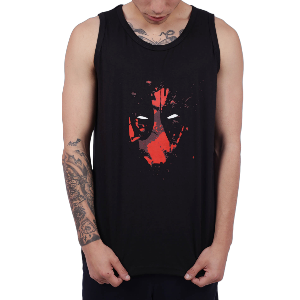 Ripley - BIVIDI DEPORTIVO MUSCLE MUSEUM COLOR NEGRO DEADPOOL PARA HOMBRE