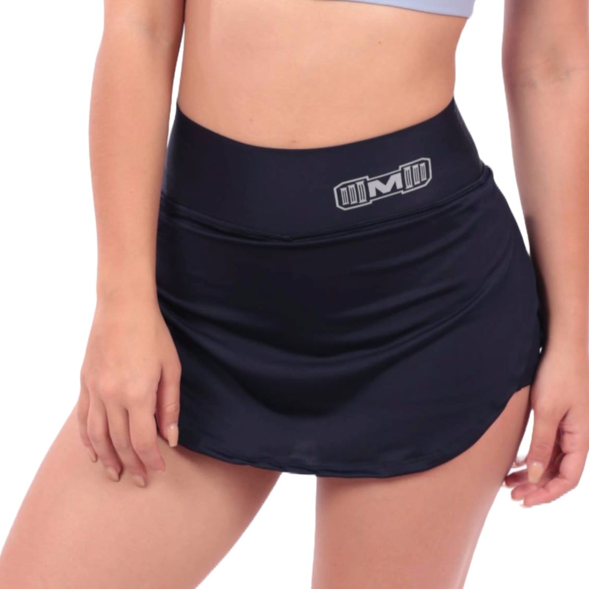 SHORT FALDA TODA ACTIVIDAD MUJER MUSCLE MUSEUM AZUL OSCURO DEPORTIVO - 1