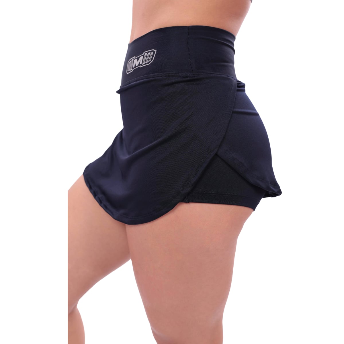SHORT FALDA TODA ACTIVIDAD MUJER MUSCLE MUSEUM AZUL OSCURO DEPORTIVO - 4