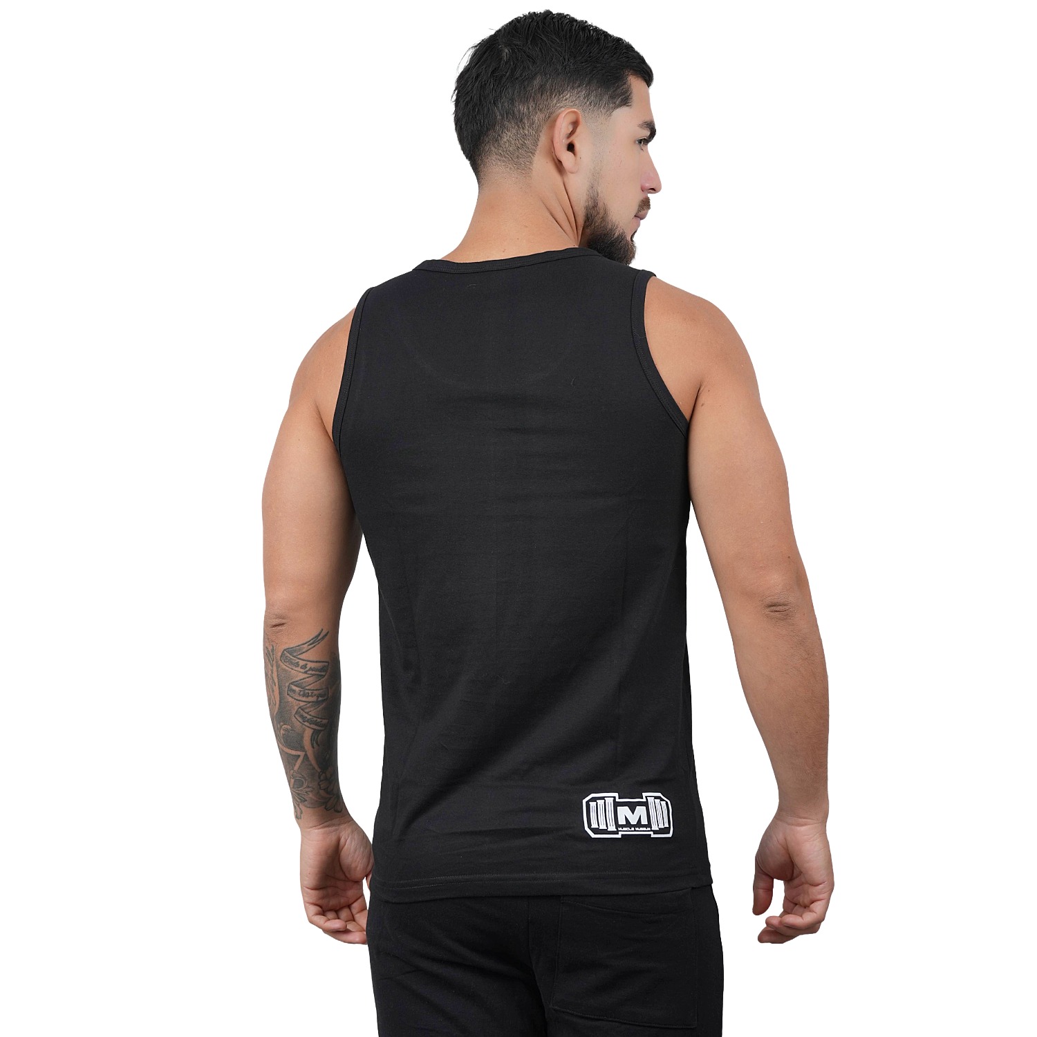 BIVIDI DEPORTIVO MUSCLE MUSEUM COLOR NEGRO NEVER GIVE UP PARA HOMBRE - 4