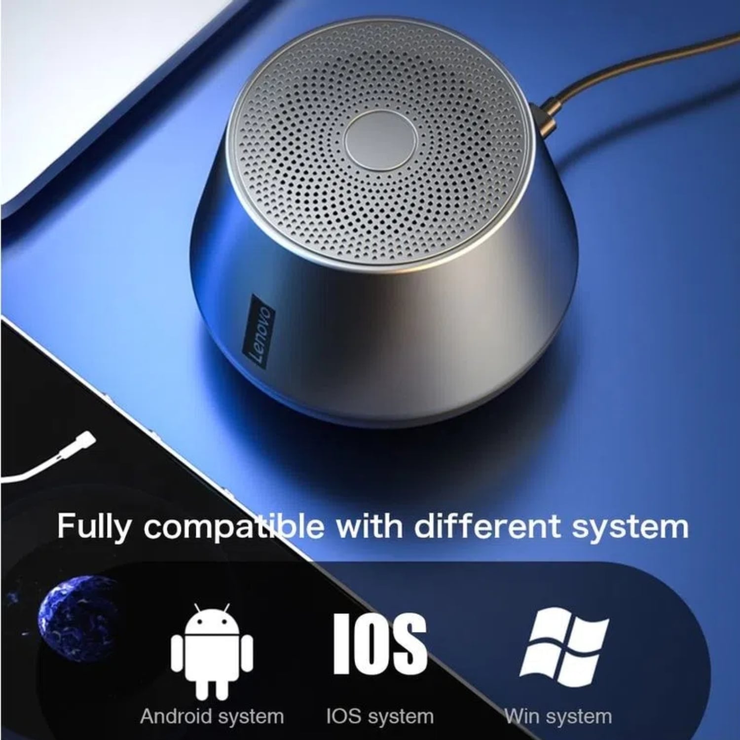 PARLANTE BLUETOOTH INALÁMBRICO LENOVO K3 + LENTES DE REGALO - 2
