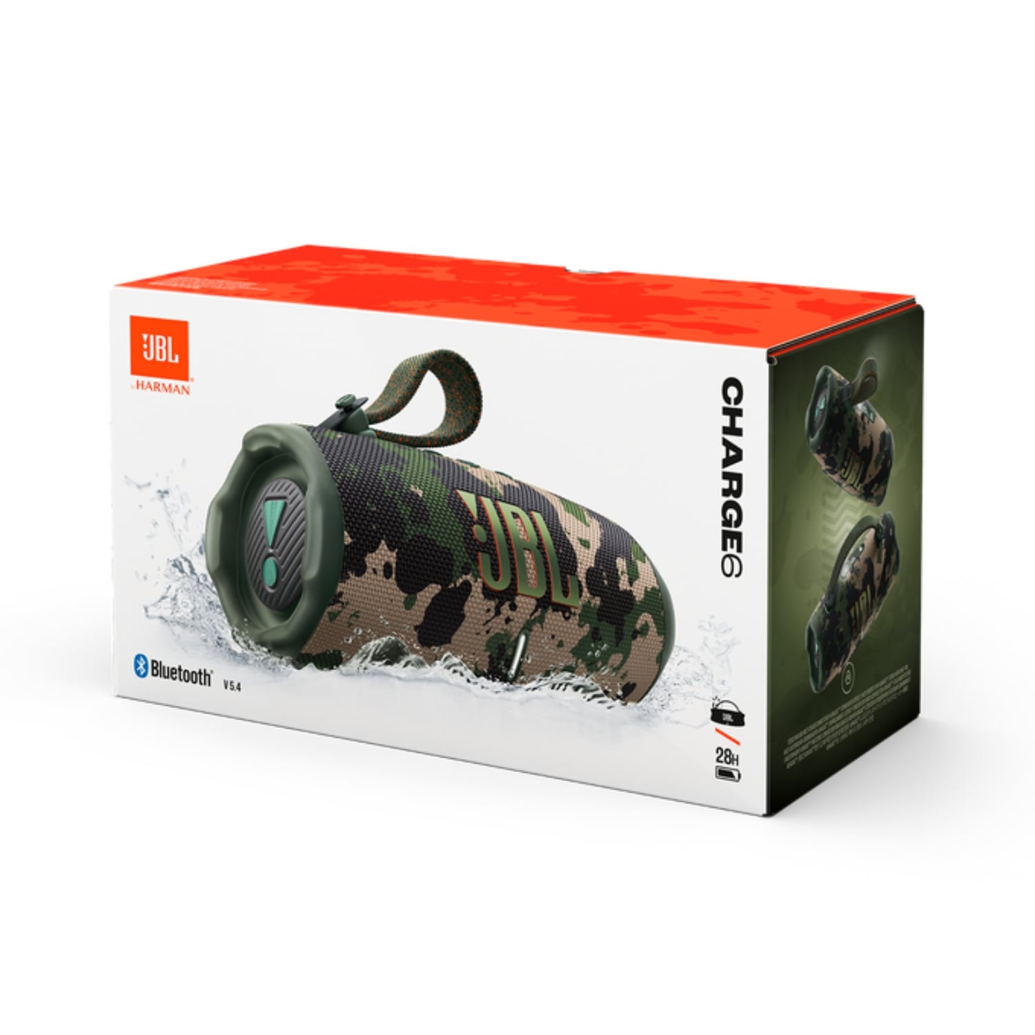 PARLANTE BLUETOOTH JBL CHARGE 6 CAMUFLADO 28 HORAS - 6