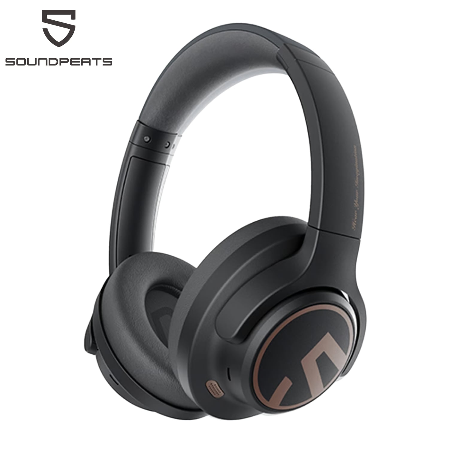 AUDIFONOS SOUNDPEATS SPACE NEGRO 123 HRS. - 2