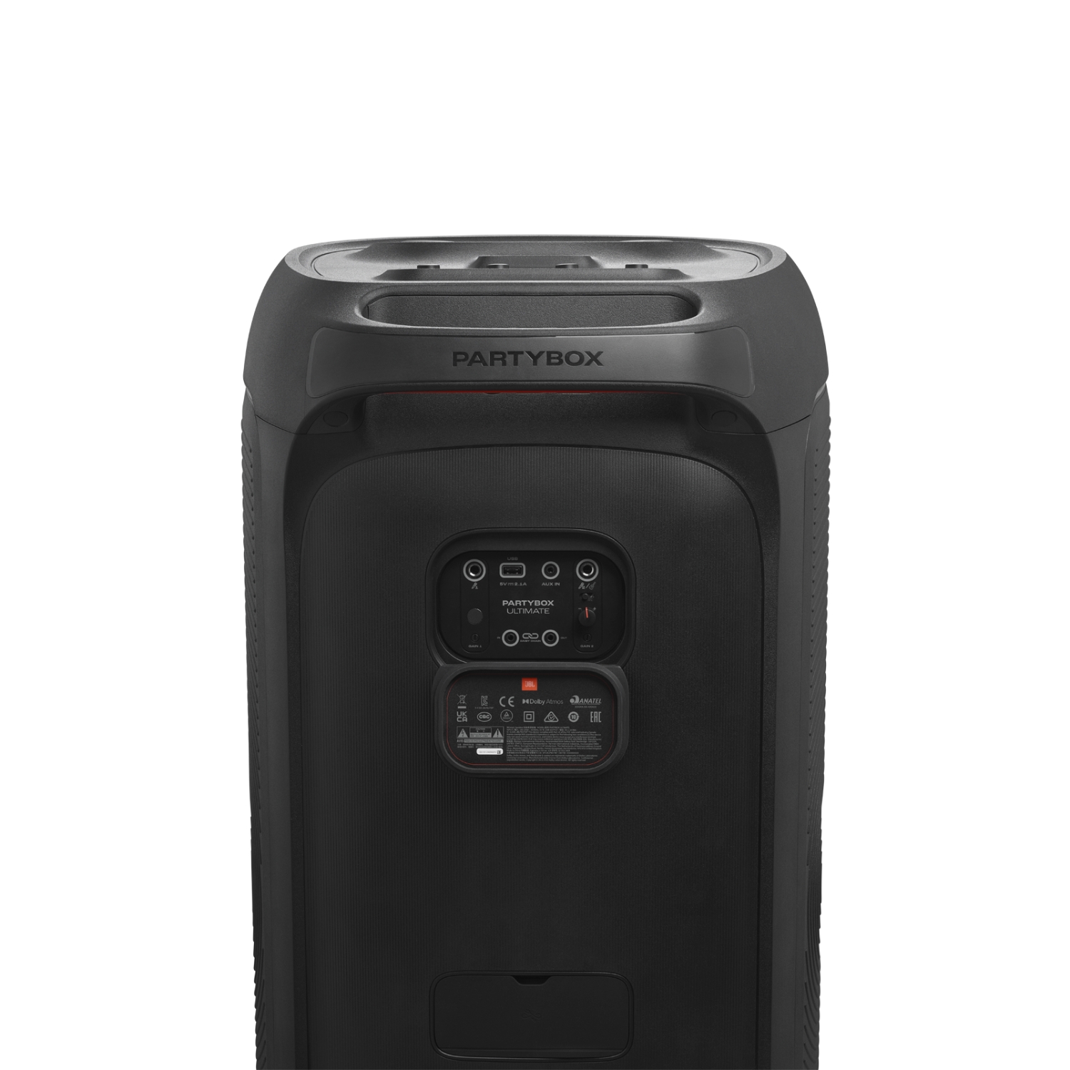 PARLANTE JBL PARTYBOX ULTIMATE 1100W IPX4 CON LUCES, RUEDAS Y ASA - 6