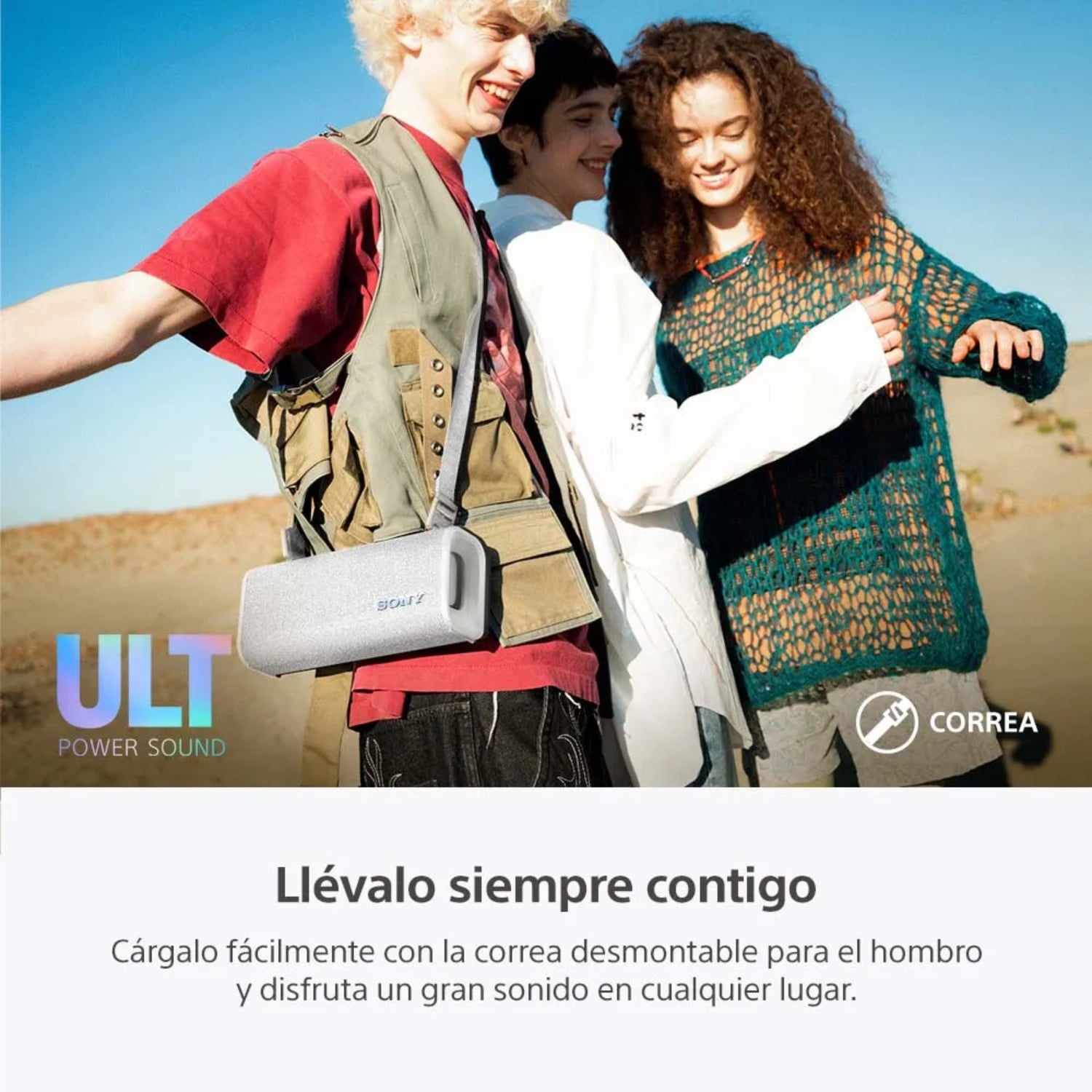 PARLANTE PARA FIESTA SONY SRS-ULT30 24HRS WATERPROOF ULT FIELD 3 BLANCO - 4