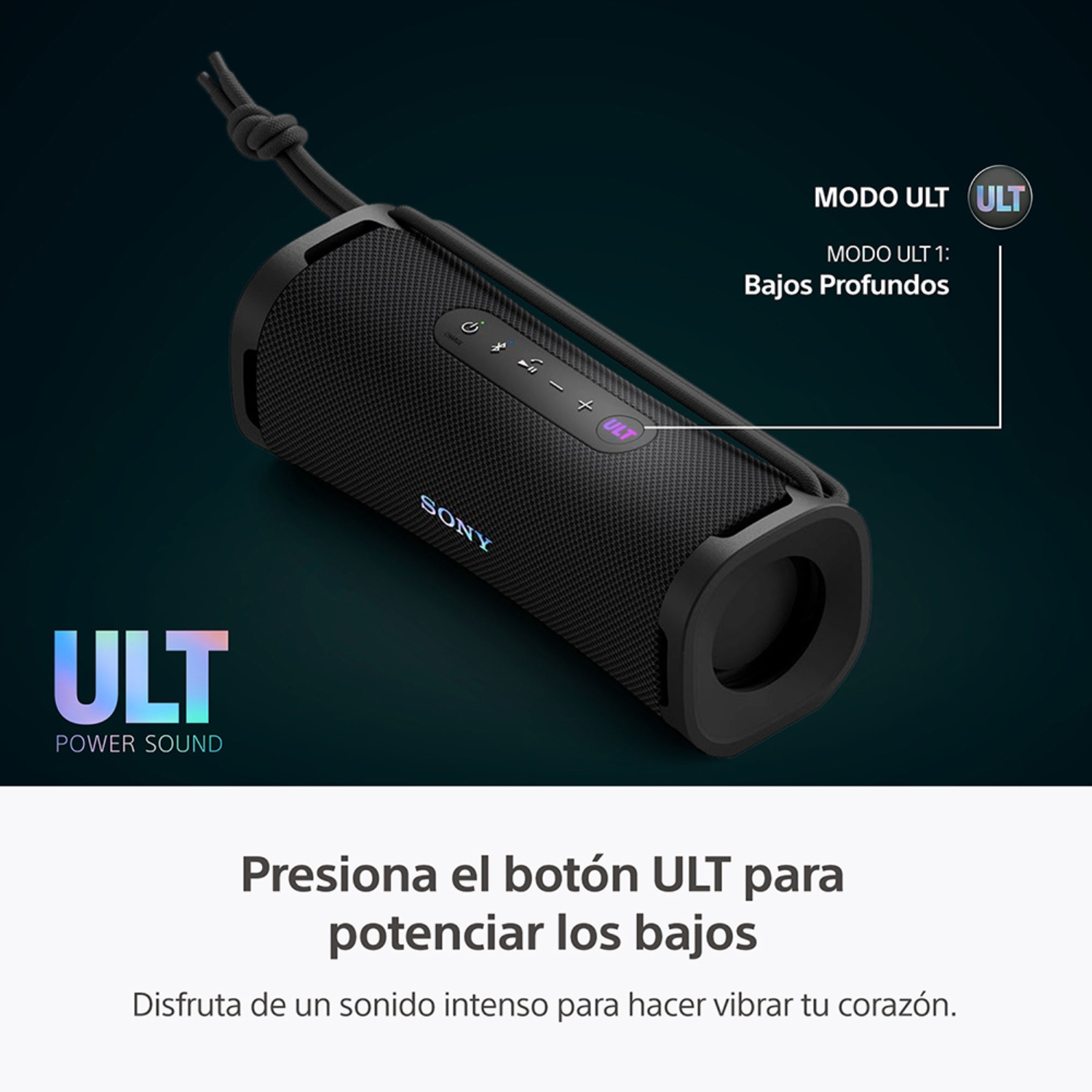 SONY PARLANTE BLUETOOTH SRS-ULT10 PORTÁTIL ULT FIELD 1 NEGRO - 3