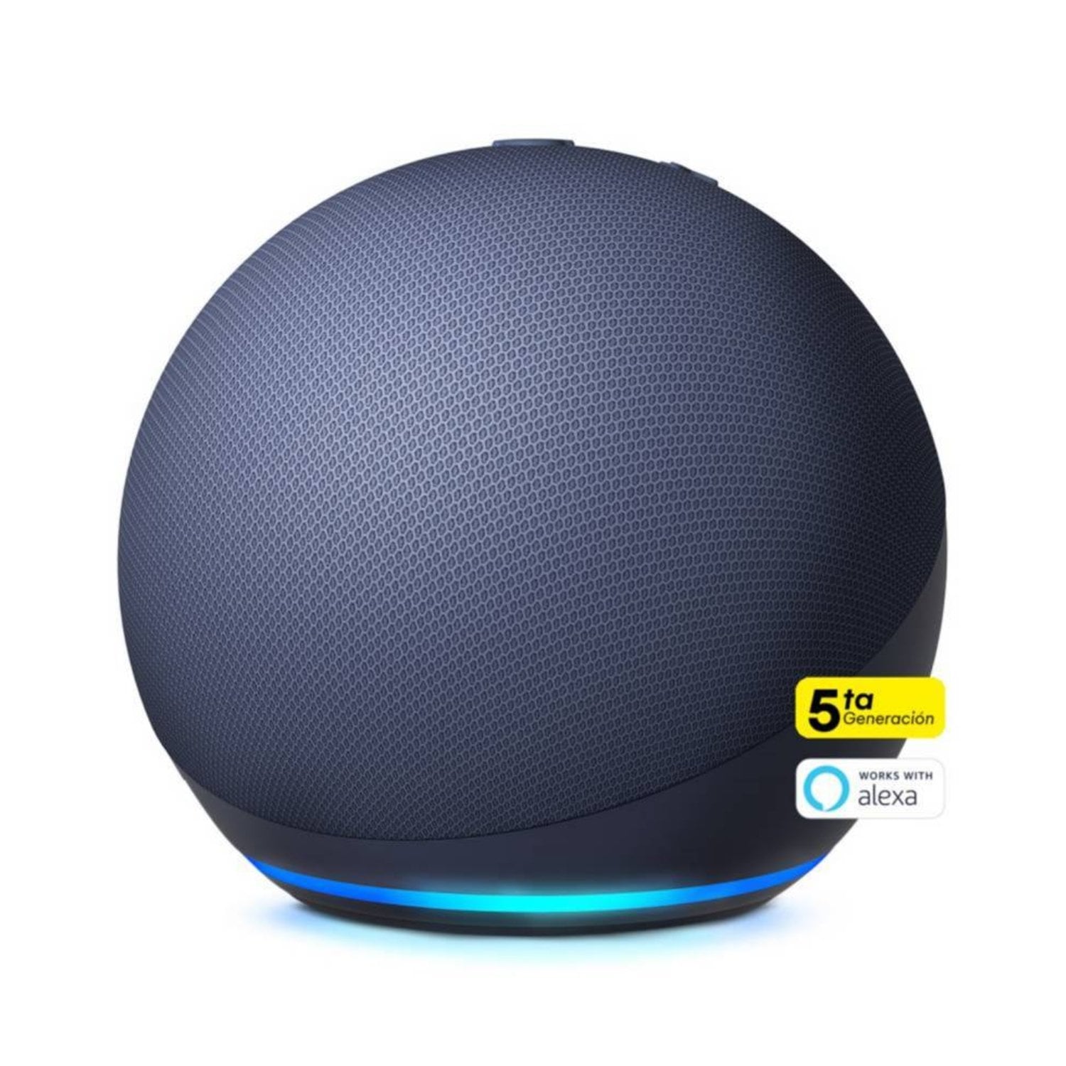 AMAZON ALEXA ECHO DOT 5TA GEN. AZUL + FOCO INTELIGENTE + ENCHUFE INTELIGENTE - 2