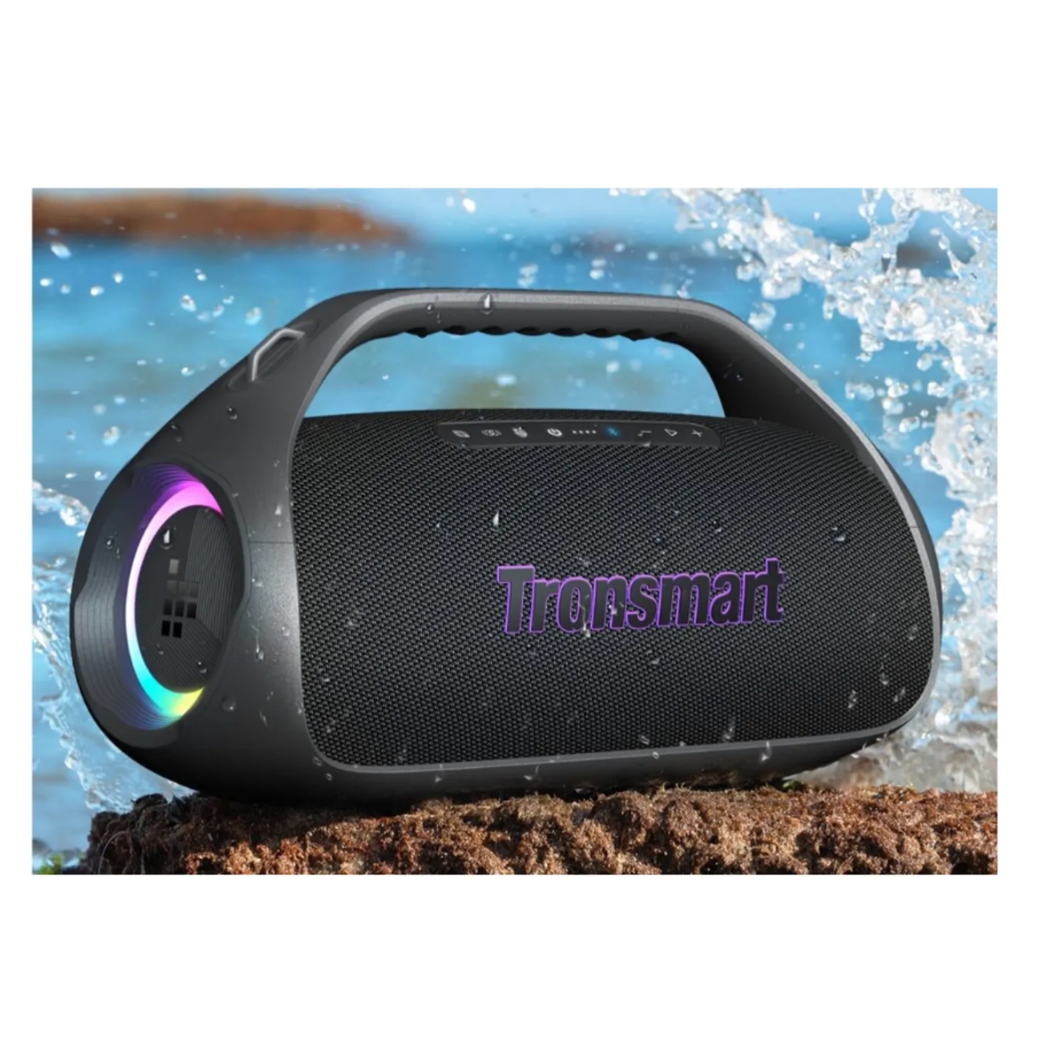 PARLANTE BLUETOOTH TRONSMART BANG 2 DE 90W POWER BANK INCORPORADO NEGRO - 6