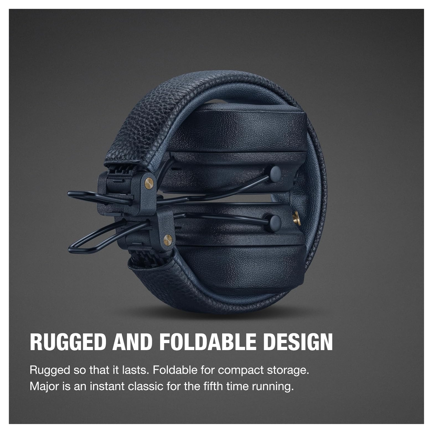 AUDÍFONOS BLUETOOTH MARSHALL MAJOR V ON-EAR WIRELESS 100HRS AZUL - 9