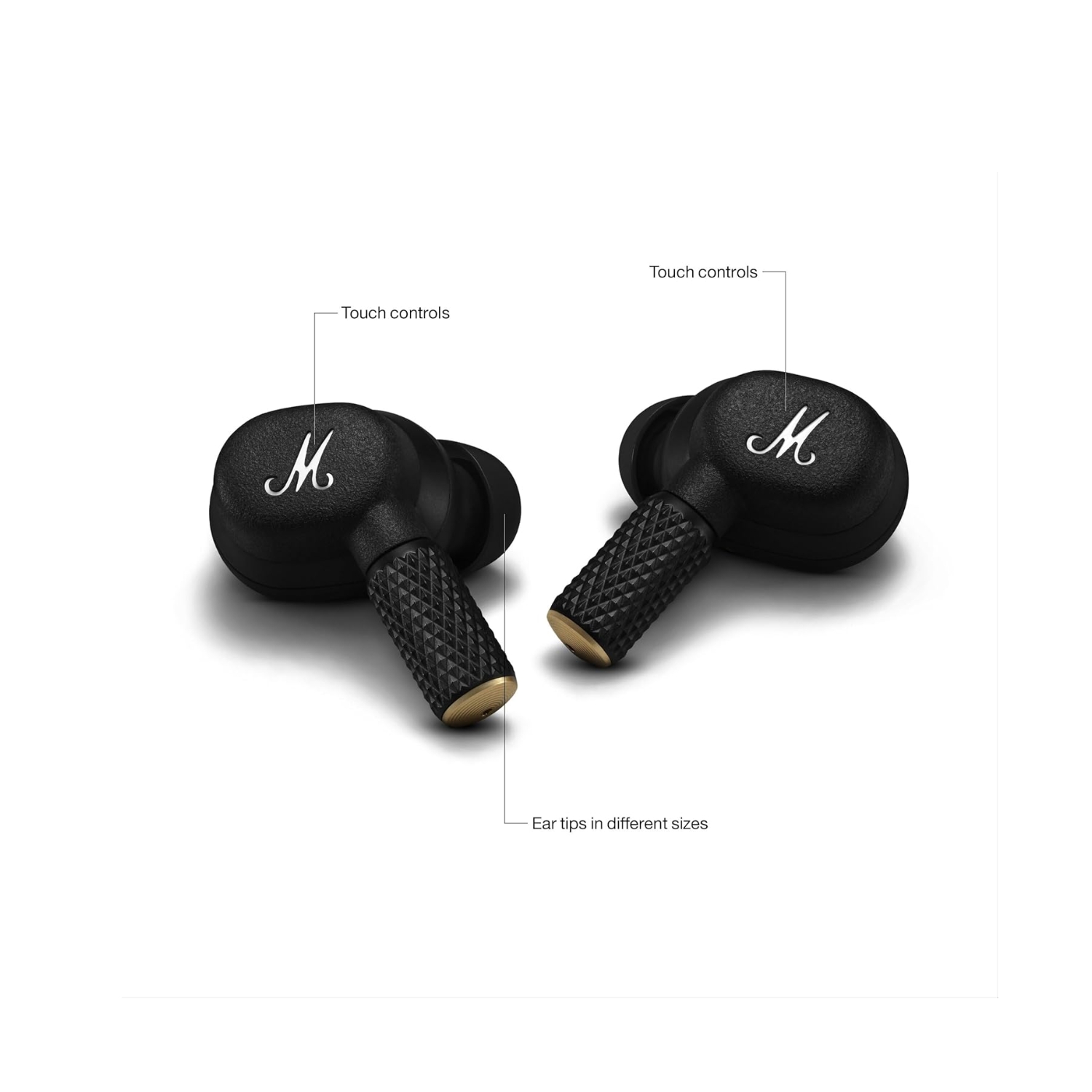 AUDÍFONOS BLUETOOTH MARSHALL MOTIF II ANC IN-EAR TWS 30HRS NEGRO - 3