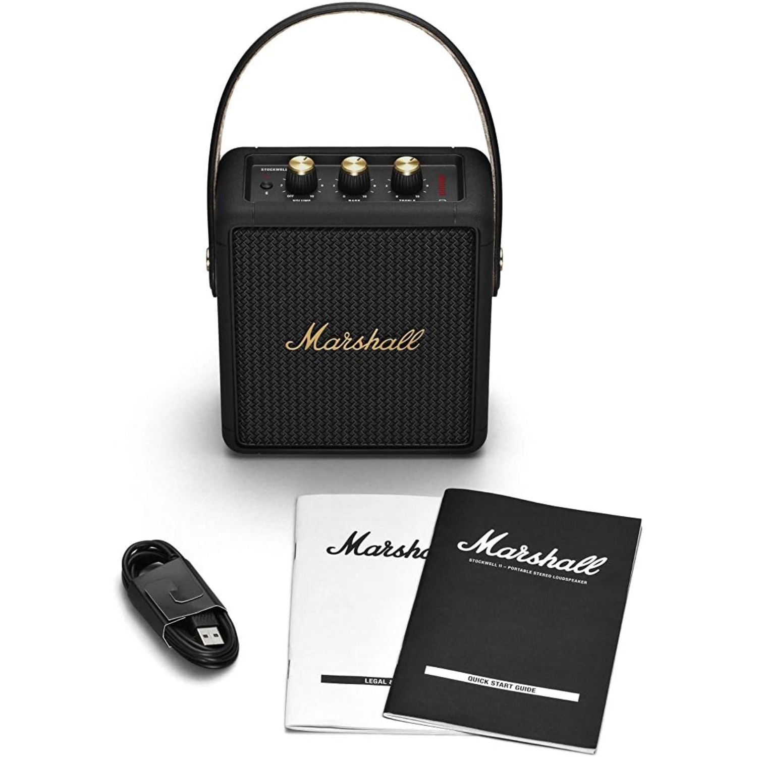 PARLANTE BLUETOOTH PORTATIL MARSHALL STOCKWELL II IPX4 20HRS NEGRO - 7
