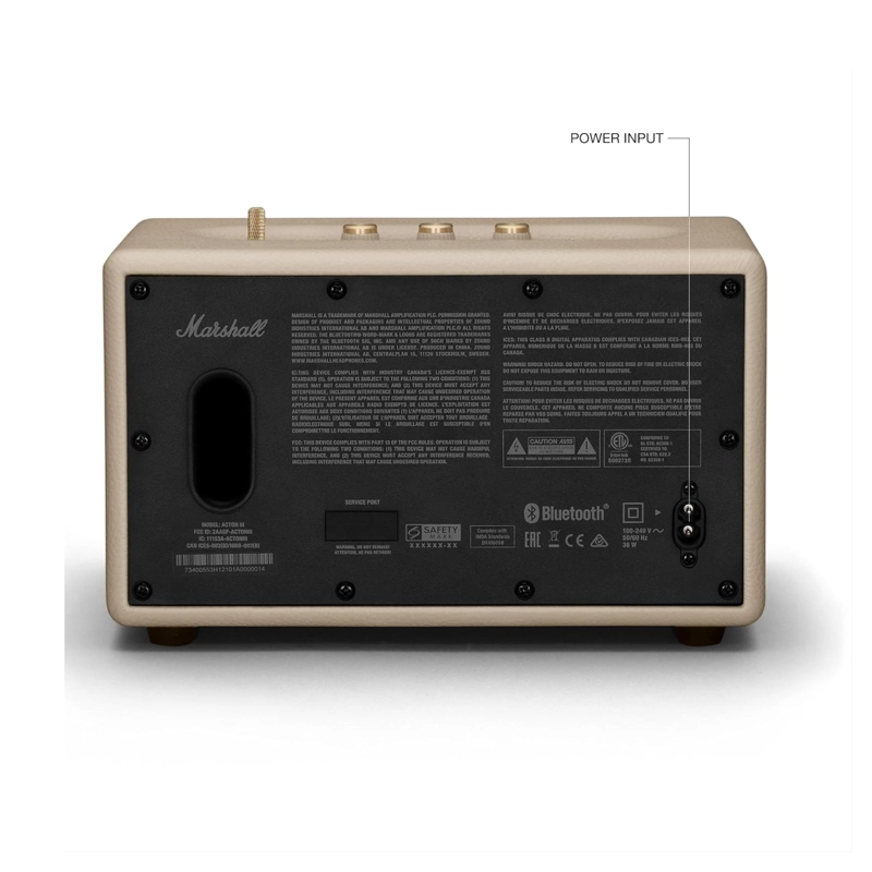 PARLANTE BLUETOOTH MARSHALL ACTON III BT5.2 30 WATTS CREMA - 6