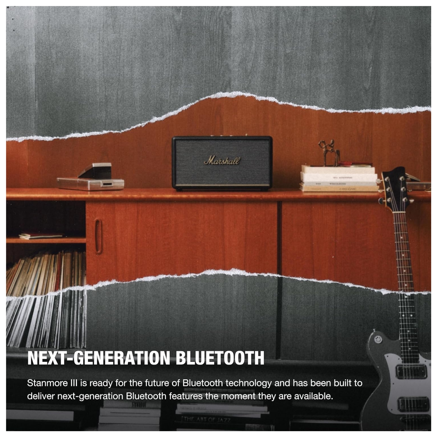 PARLANTE BLUETOOTH MARSHALL STANMORE III BT5.2 80 WATTS RCA NEGRO - 10
