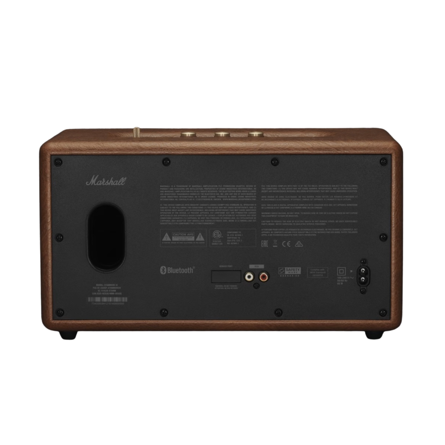 PARLANTE BLUETOOTH MARSHALL STANMORE III BT5.2 80 WATTS RCA CAFÉ - 4