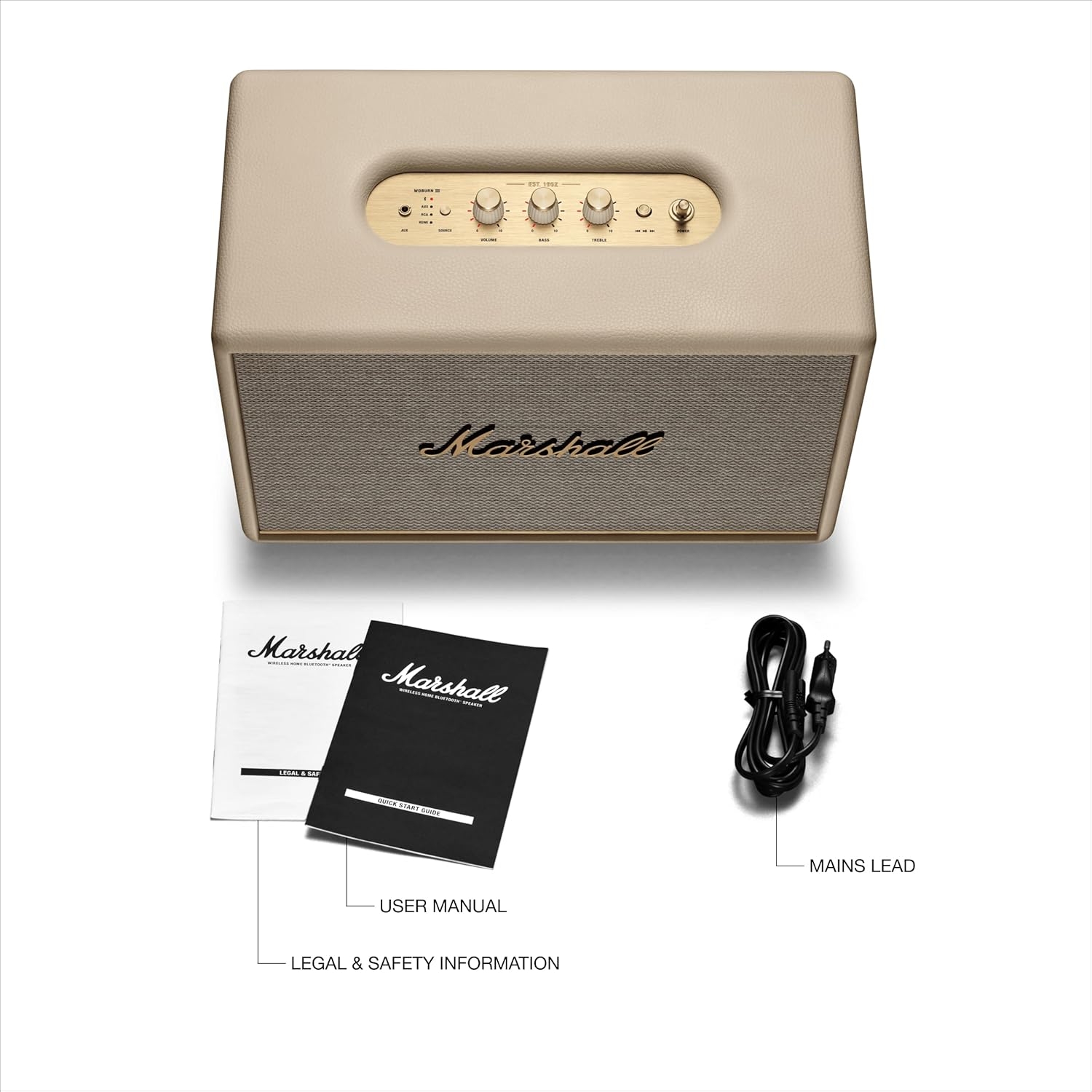 PARLANTE MARSHALL WOBURN III CREMA - 6