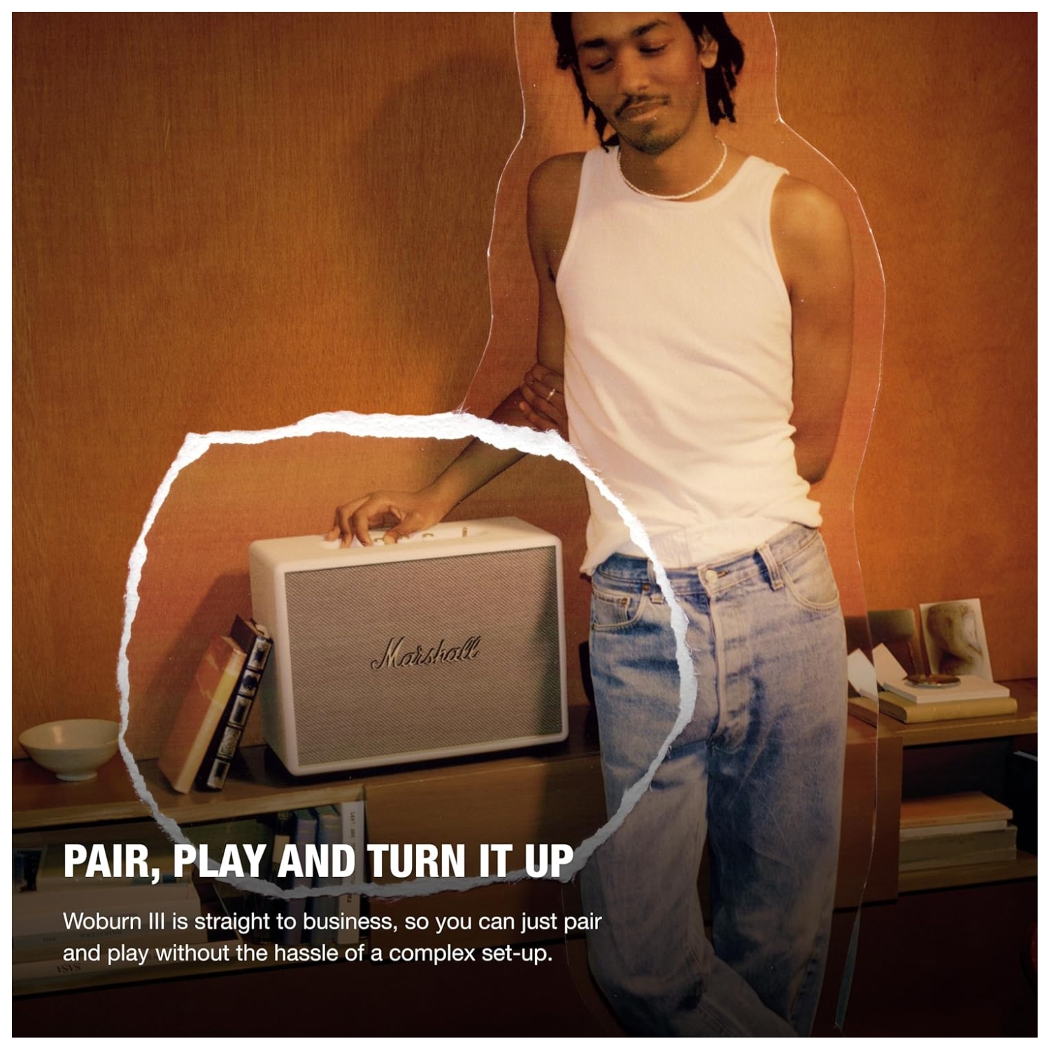PARLANTE MARSHALL WOBURN III CREMA - 8