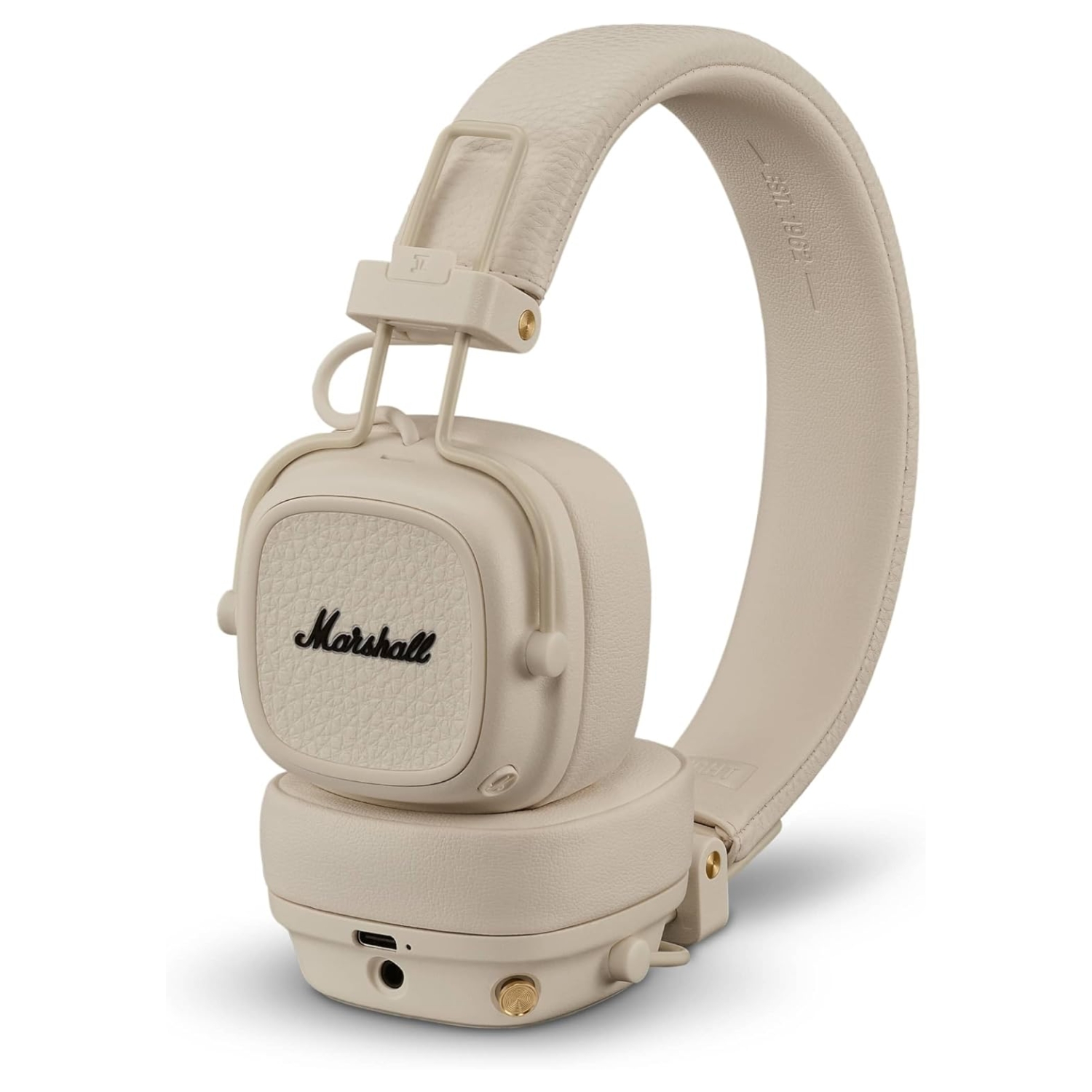 AUDÍFONOS BLUETOOTH MARSHALL MAJOR V ON-EAR WIRELESS 100HRS CREMA - 1