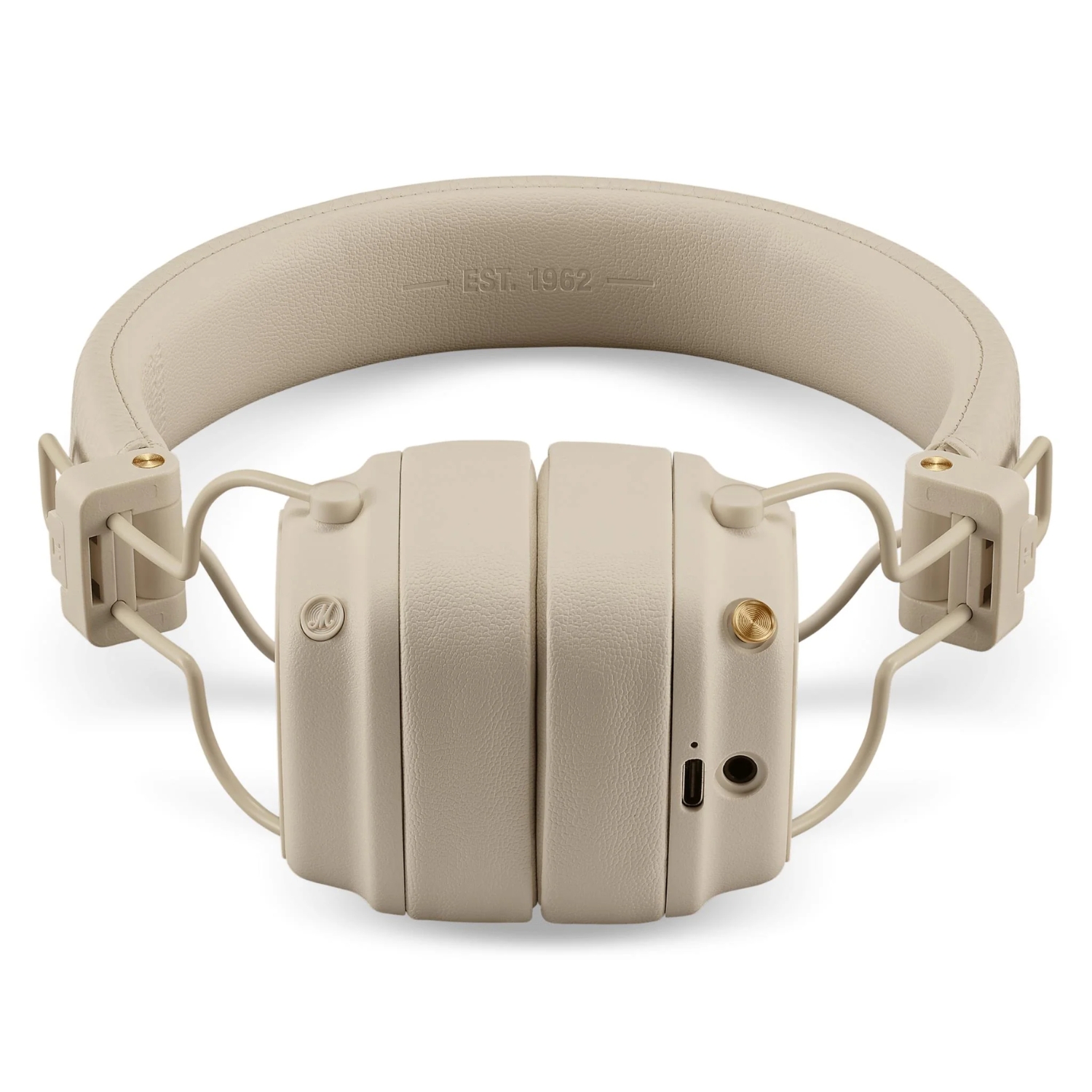 AUDÍFONOS BLUETOOTH MARSHALL MAJOR V ON-EAR WIRELESS 100HRS CREMA - 6