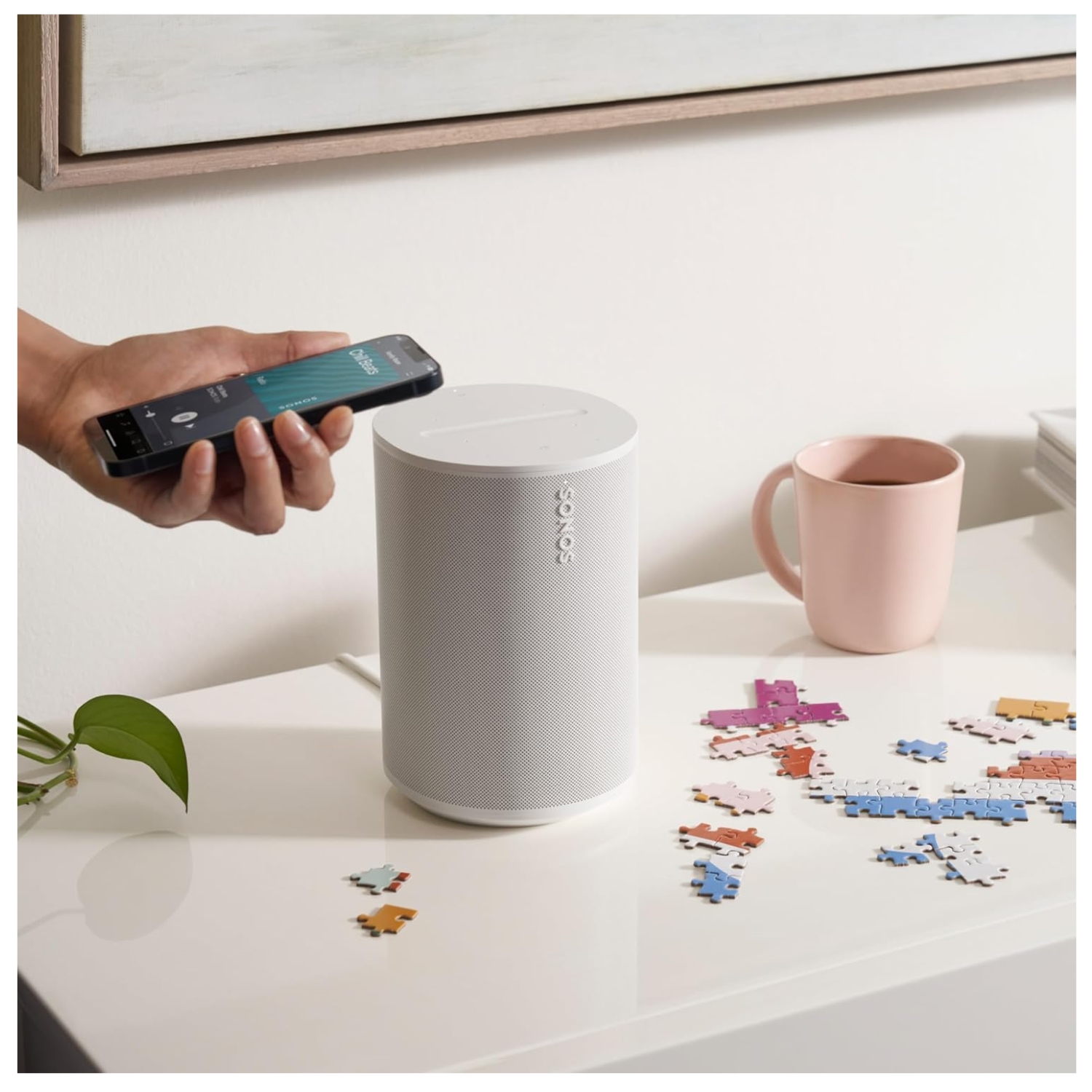 PARLANTE INTELIGENTE SONOS ERA 100 CON WIFI Y BLUTOOTH BLANCO - 7