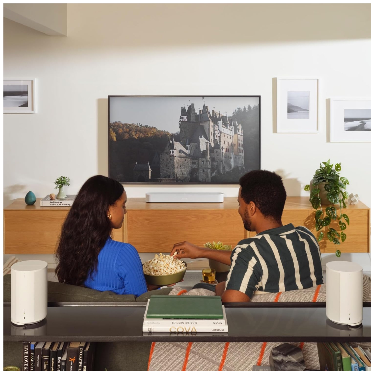 PARLANTE INTELIGENTE SONOS ERA 100 CON WIFI Y BLUTOOTH BLANCO - 8