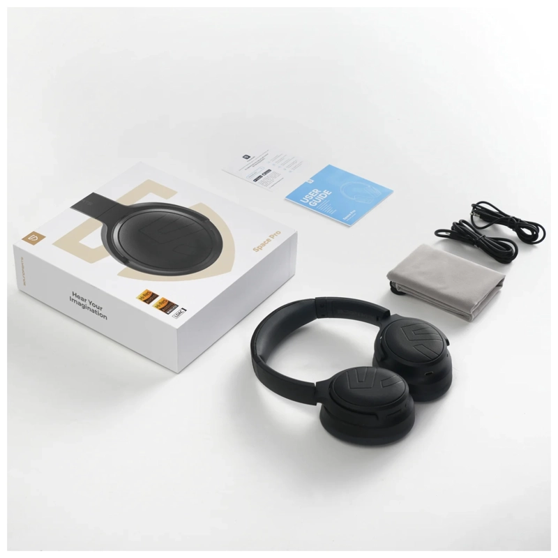 AUDIFONOS SOUNDPEATS SPACE PRO HI-RES LDAC ANC HIBRIDO AI BEIGE - 8