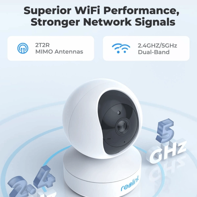 CÁMARA DE SEGURIDAD WIFI REOLINK E1 3MP SUPER HD BLANCO - 7