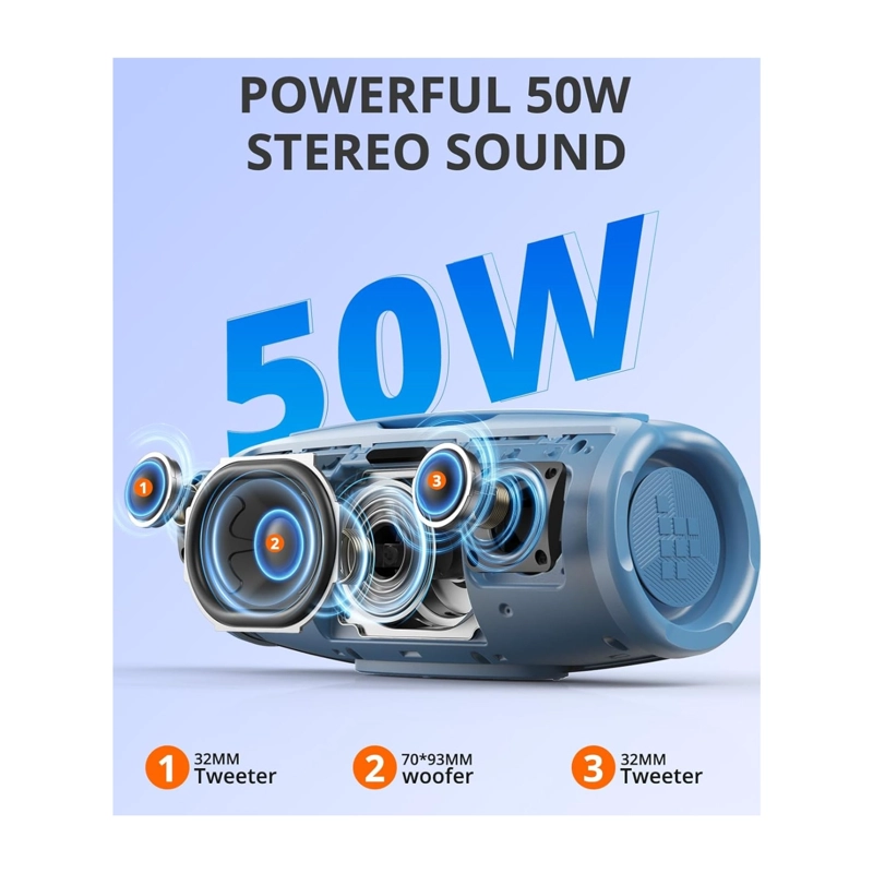 PARLANTE PORTÁTIL TRONSMART MIRTUNE S100 AZUL - 4