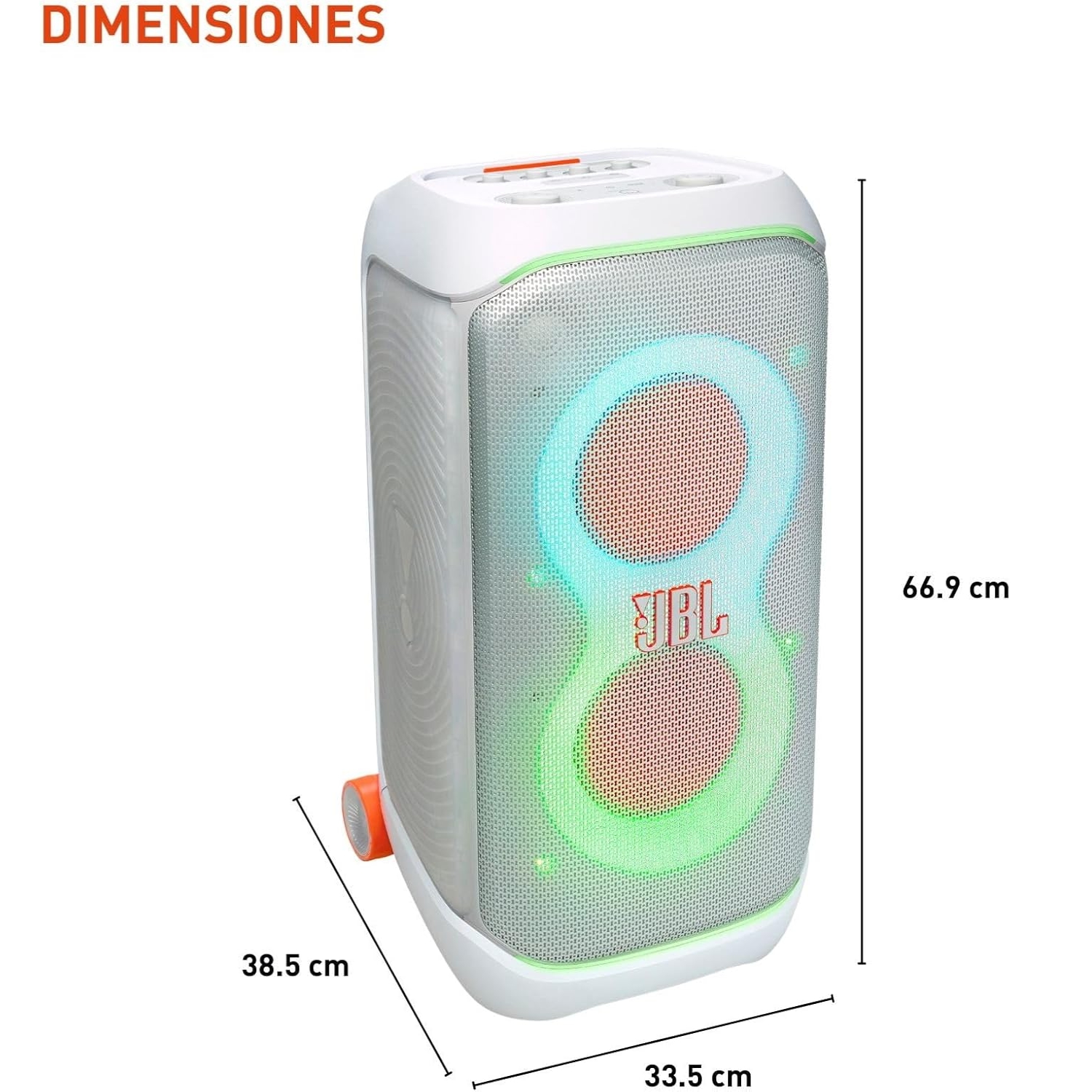 PARLANTE JBL PARTYBOX 320 BLANCO - 6