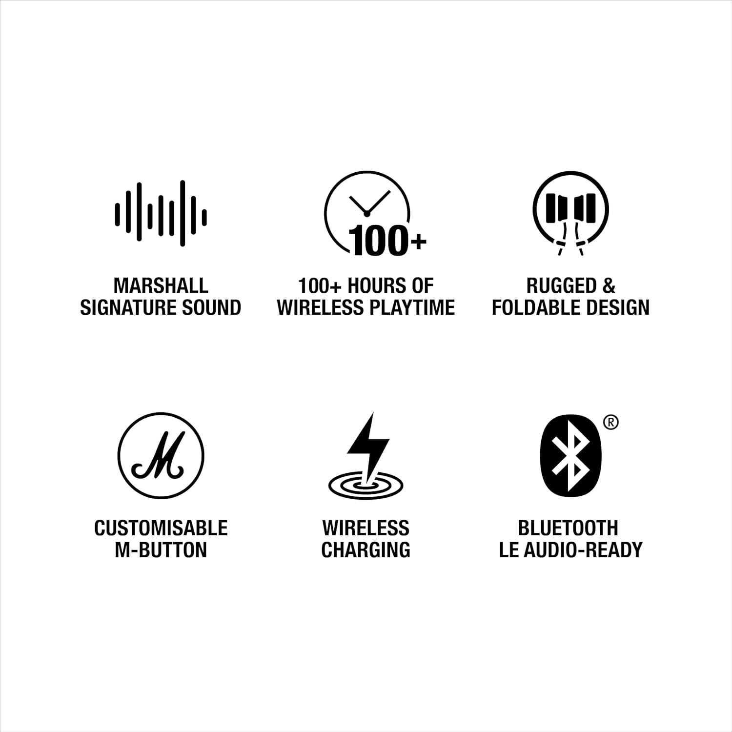 AUDÍFONOS BLUETOOTH MARSHALL MAJOR V ON-EAR WIRELESS 100HRS CAFÉ - 7